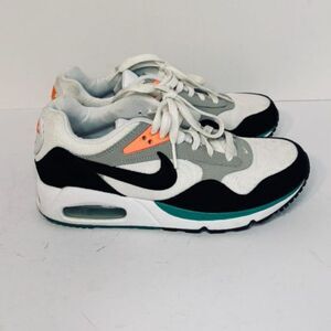 Nike Air Max White Black Grey Orange Sneakers Men's Size 6 Running Shoes
